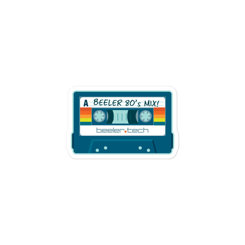 80's Cassette Sticker