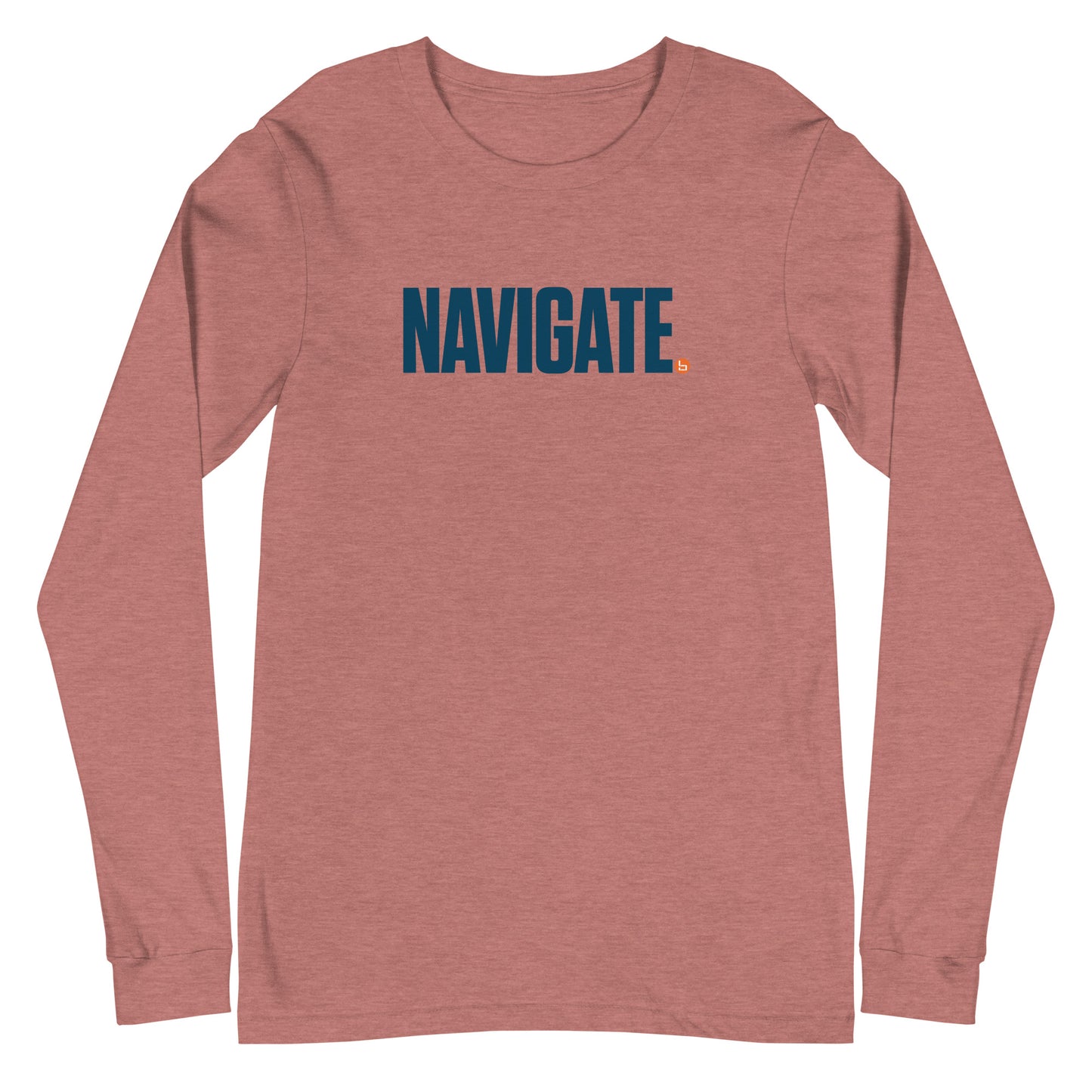 NAVIGATE - Unisex Long Sleeve Tee - Dark Logo
