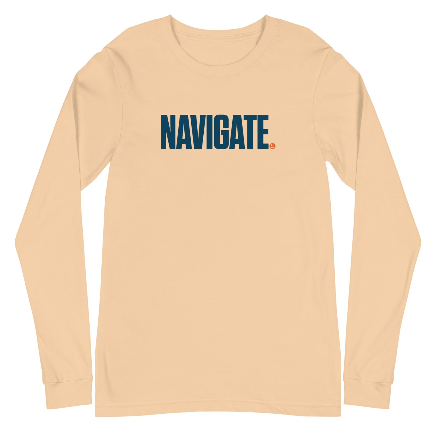 NAVIGATE - Unisex Long Sleeve Tee - Dark Logo