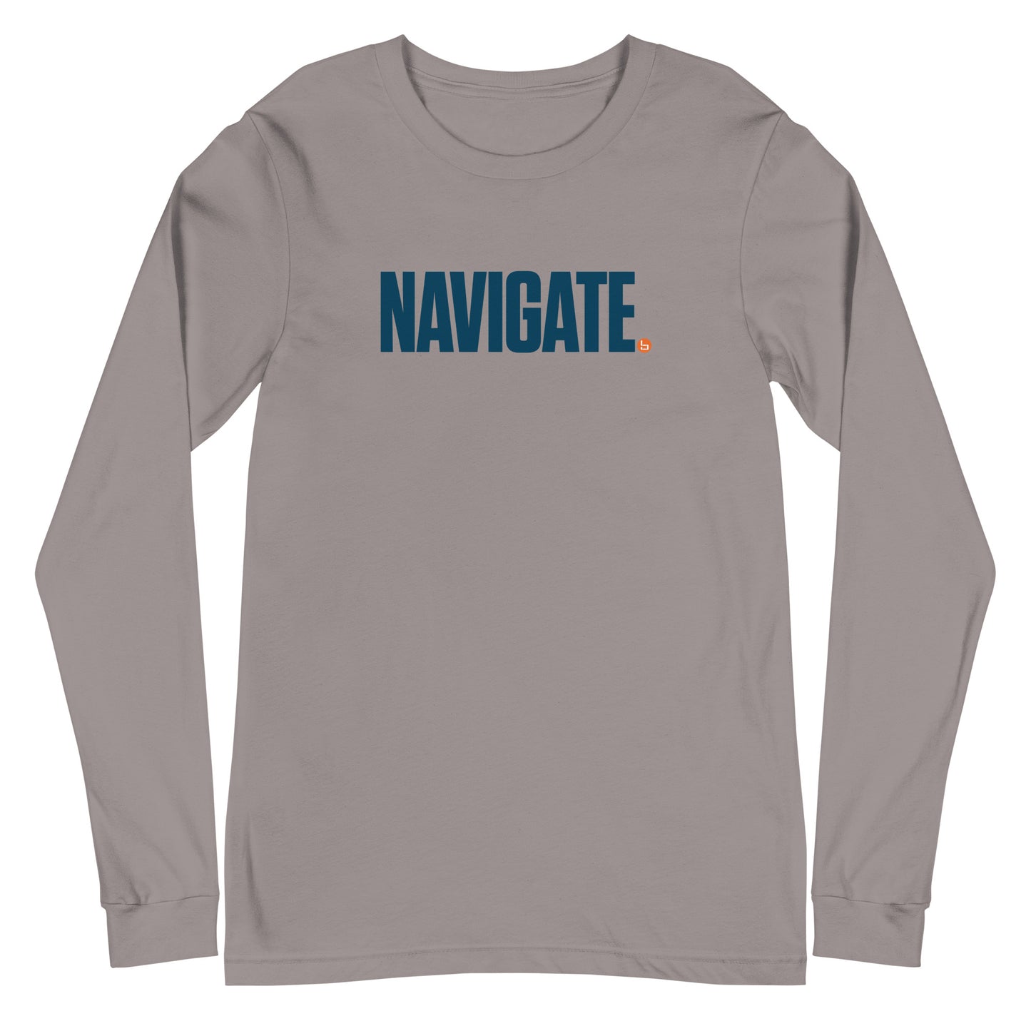 NAVIGATE - Unisex Long Sleeve Tee - Dark Logo