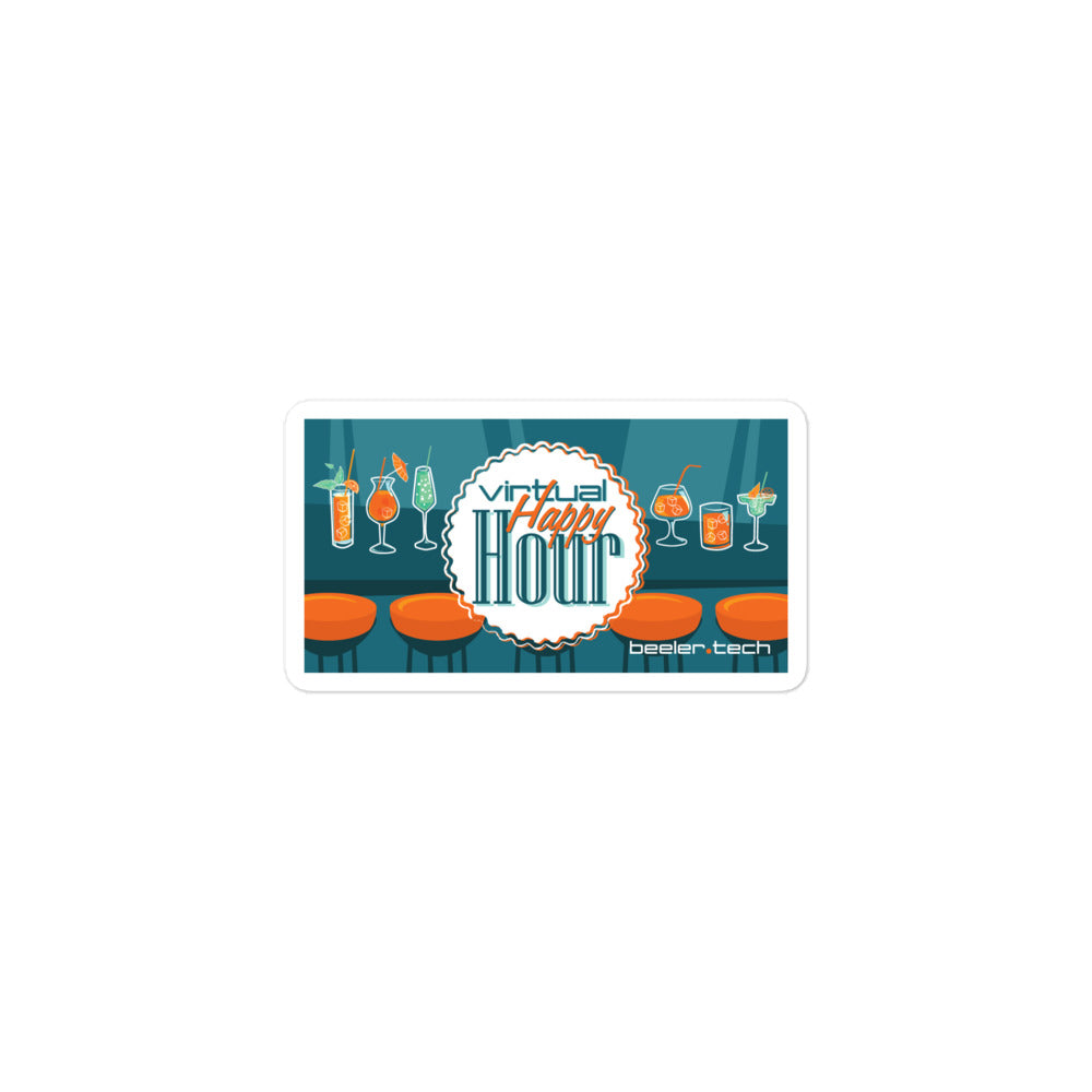 Virtual Happy Hour Sticker