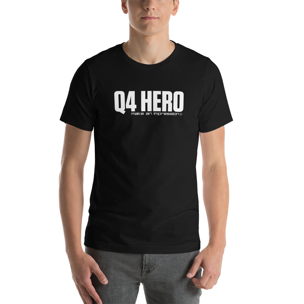 Q4 HERO T-Shirt - Unisex - White