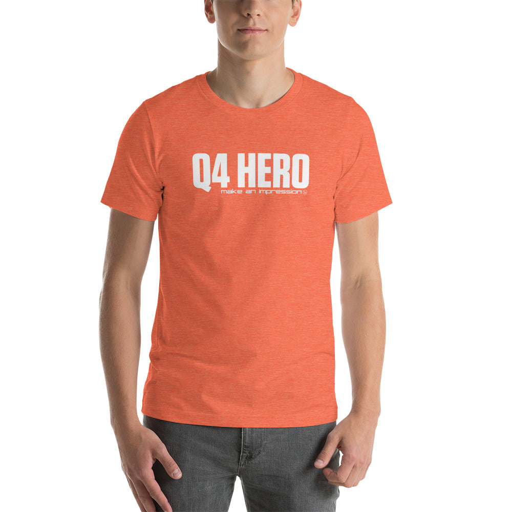 Q4 HERO T-Shirt - Unisex - White