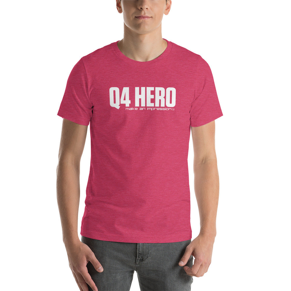 Q4 HERO T-Shirt - Unisex - White
