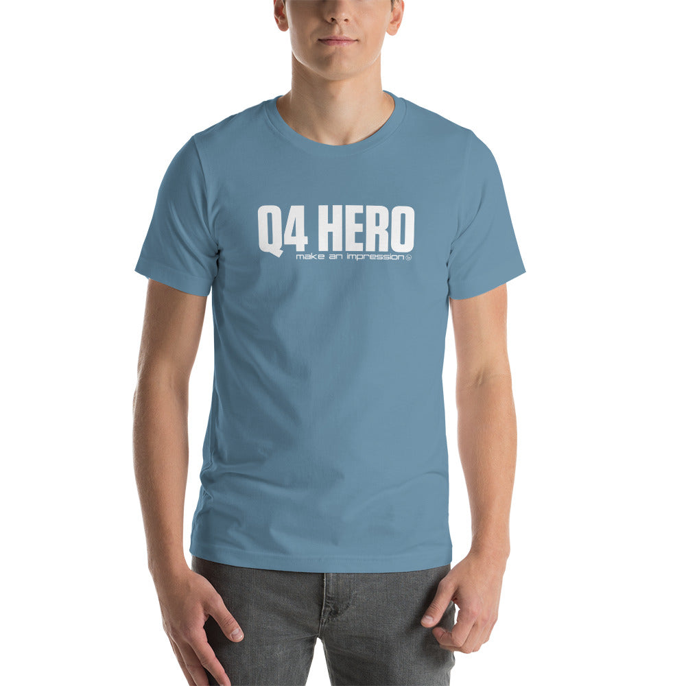 Q4 HERO T-Shirt - Unisex - White