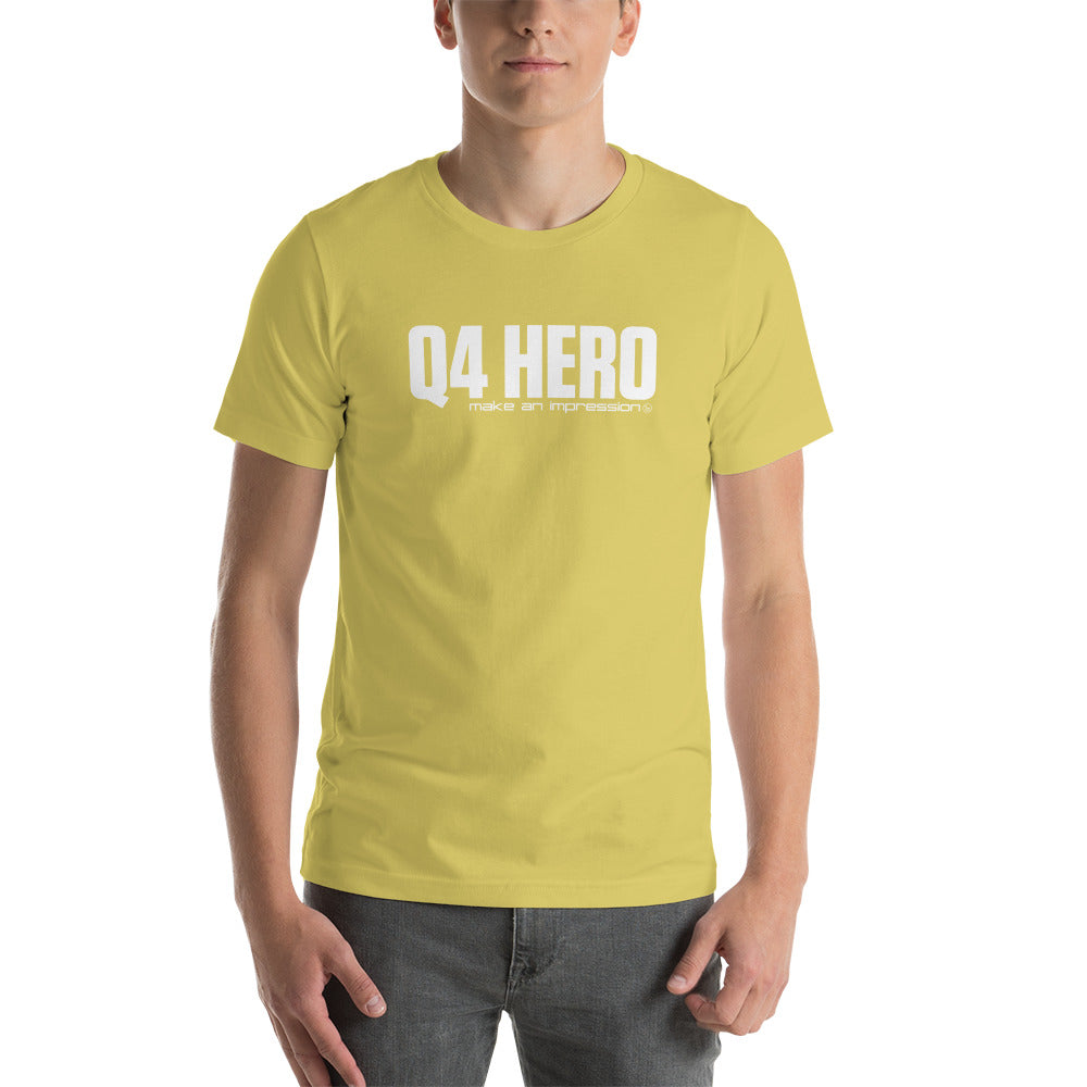 Q4 HERO T-Shirt - Unisex - White
