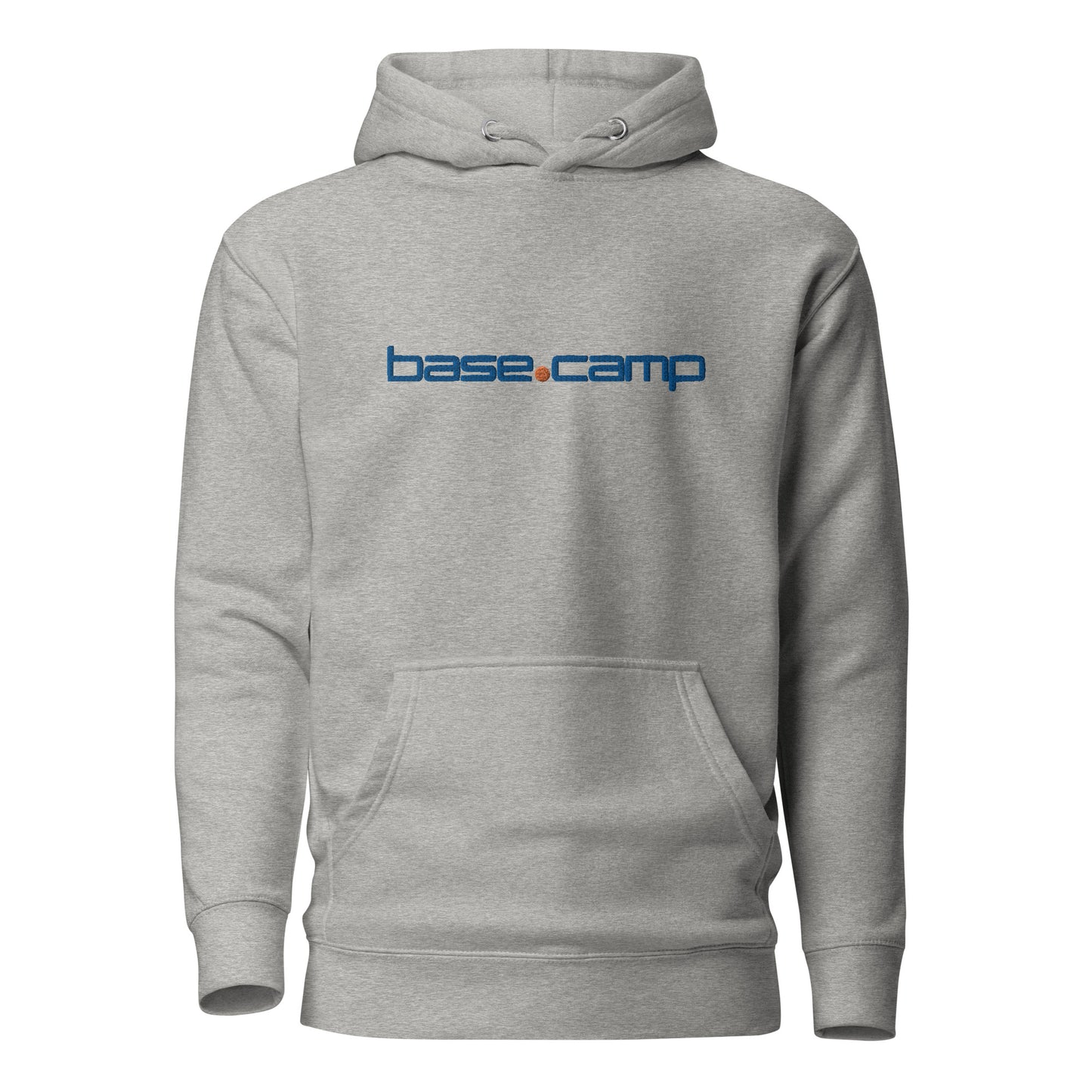 Base.Camp Premium Embroidered Hoodie - Blue Logo