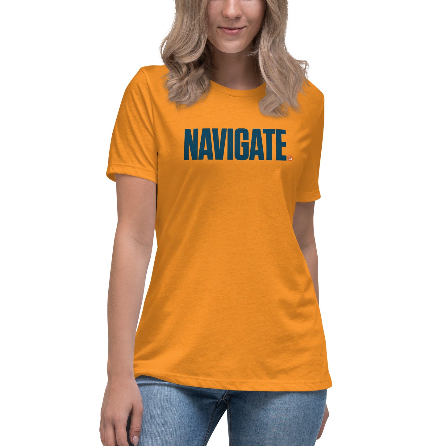 NAVIGATE - Women's Relaxed T-Shirt - Dark Logo