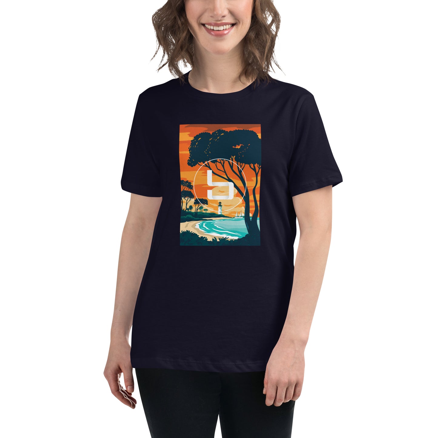 Amelia Island Women's Relaxed Landscape T-Shirt
