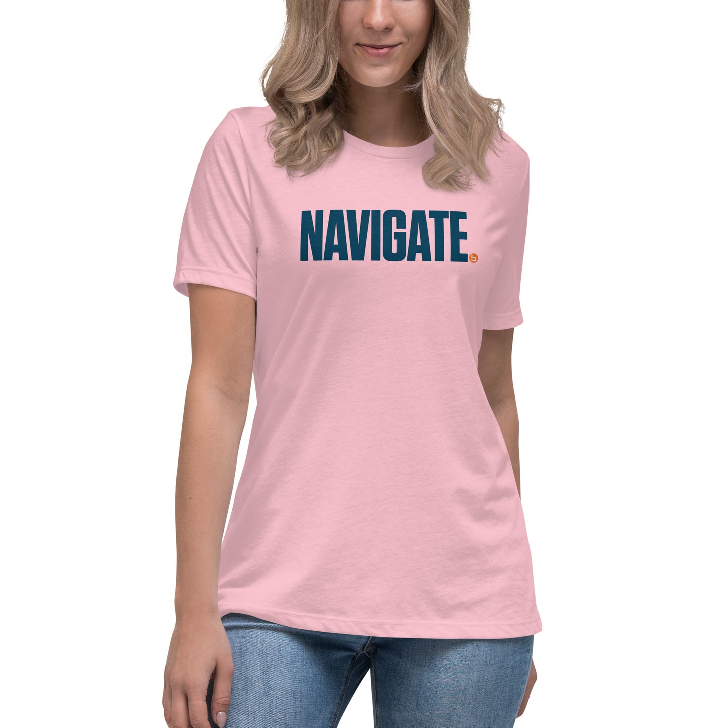 NAVIGATE - Women's Relaxed T-Shirt - Dark Logo