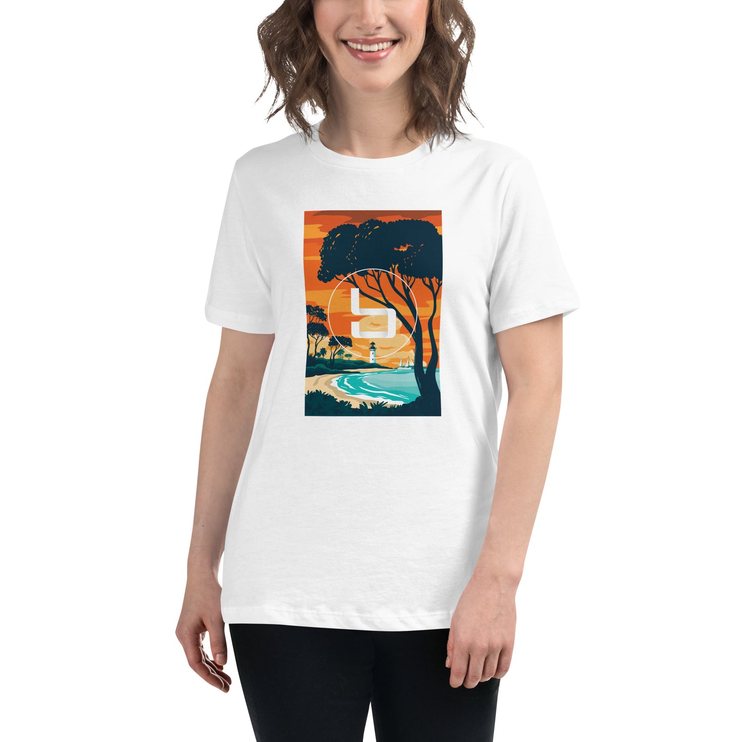 Amelia Island Women's Relaxed Landscape T-Shirt