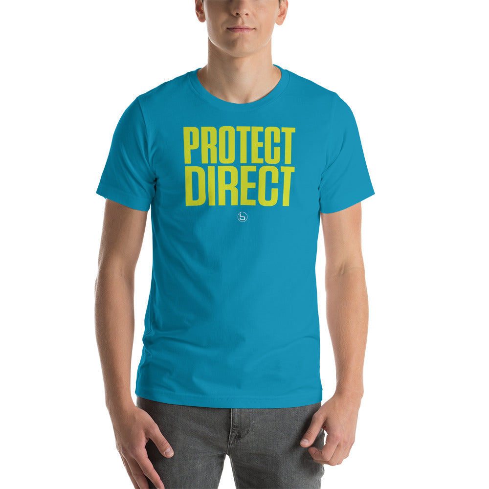 Protect Direct Sold T-Shirt - Safety Yellow - Unisex