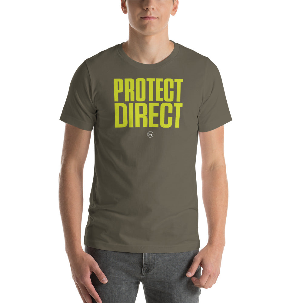 Protect Direct Sold T-Shirt - Safety Yellow - Unisex