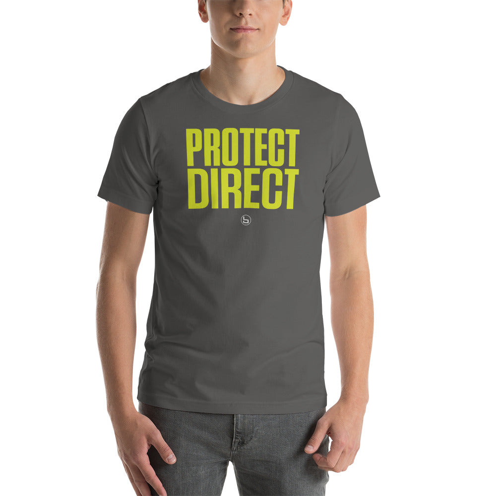 Protect Direct Sold T-Shirt - Safety Yellow - Unisex