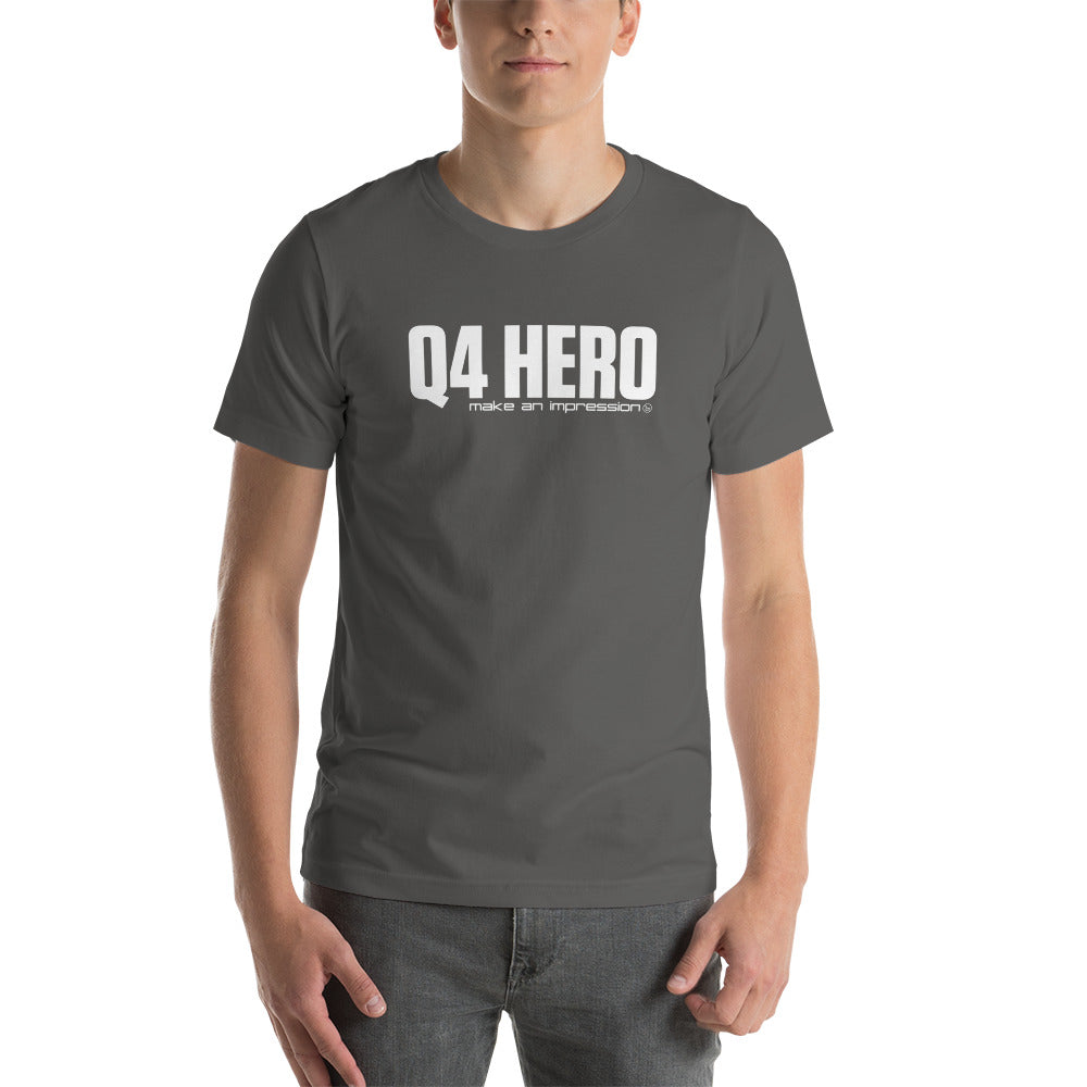 Q4 HERO T-Shirt - Unisex - White