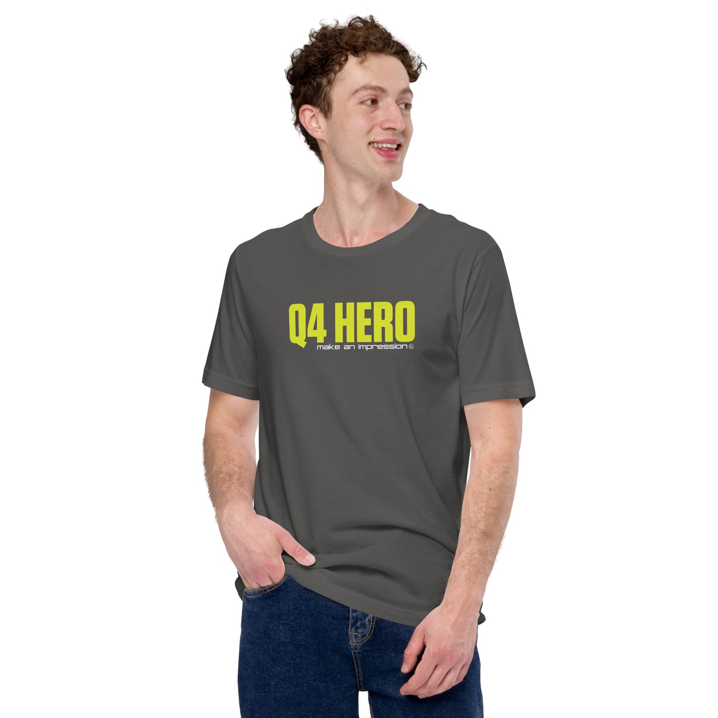 Q4 HERO T-Shirt - Unisex - Safety Yellow