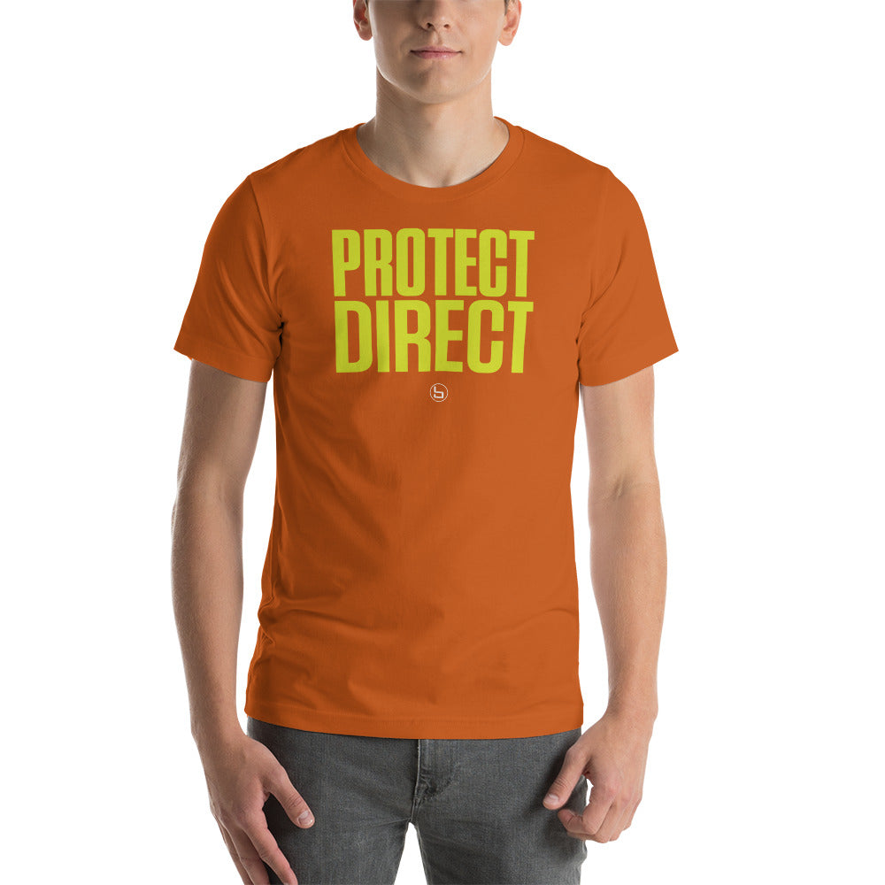 Protect Direct Sold T-Shirt - Safety Yellow - Unisex
