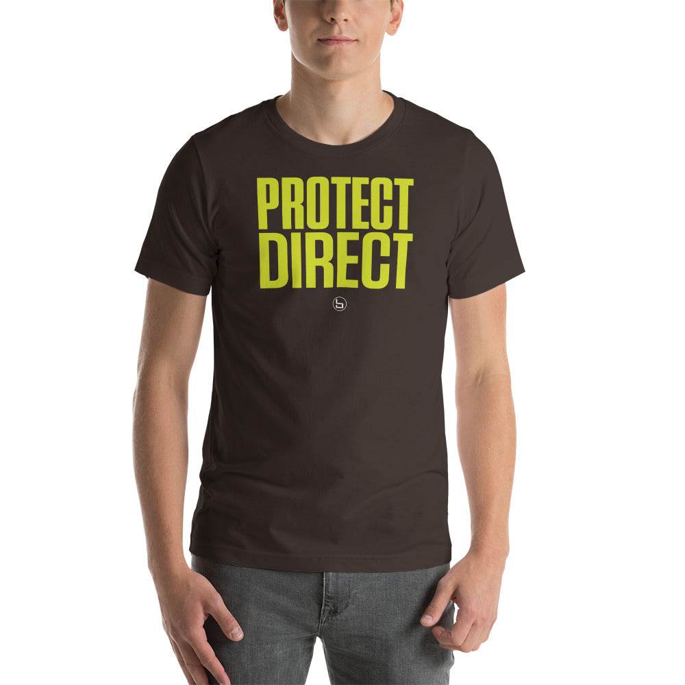 Protect Direct Sold T-Shirt - Safety Yellow - Unisex