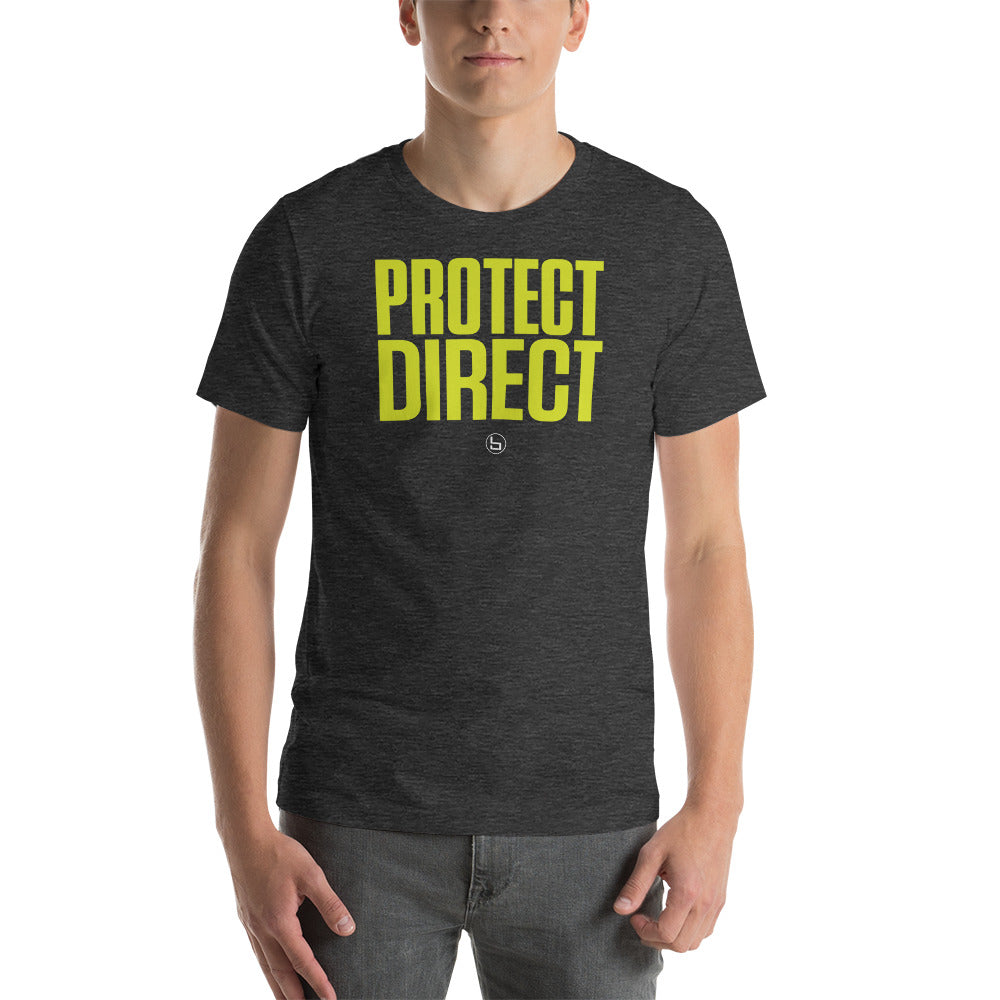 Protect Direct Sold T-Shirt - Safety Yellow - Unisex