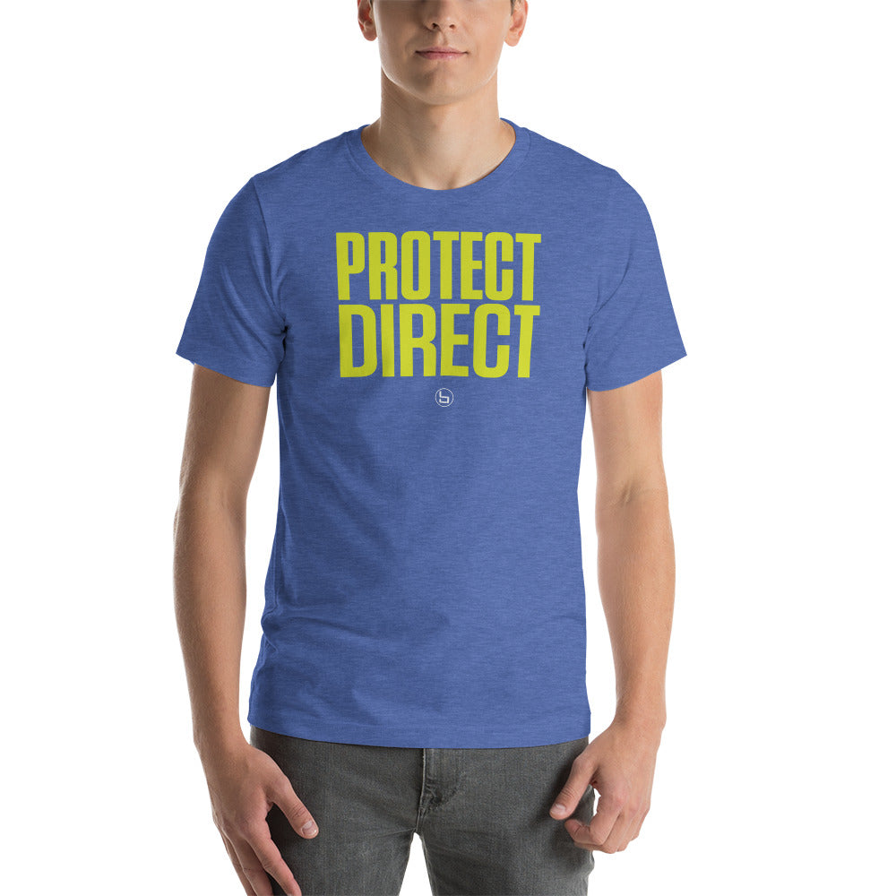 Protect Direct Sold T-Shirt - Safety Yellow - Unisex