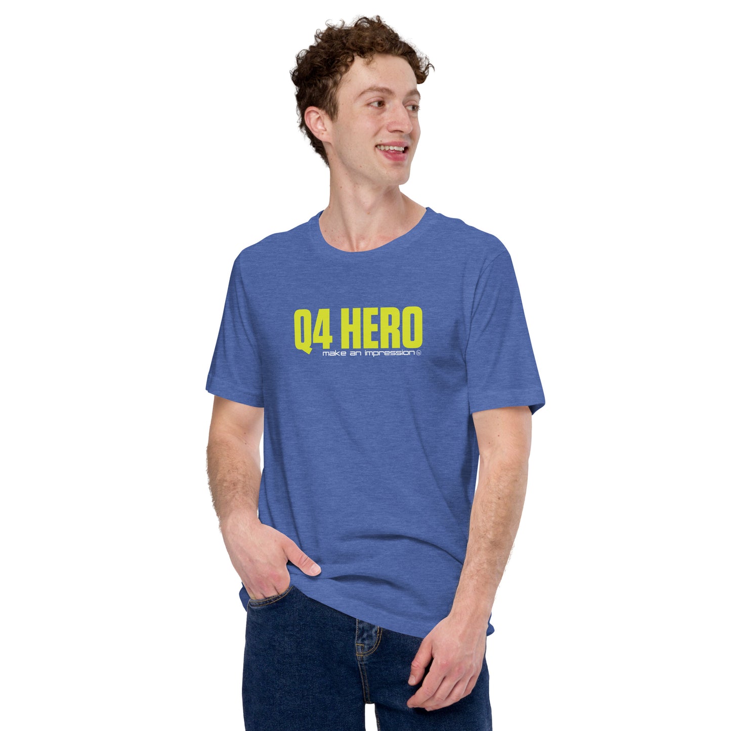 Q4 HERO T-Shirt - Unisex - Safety Yellow