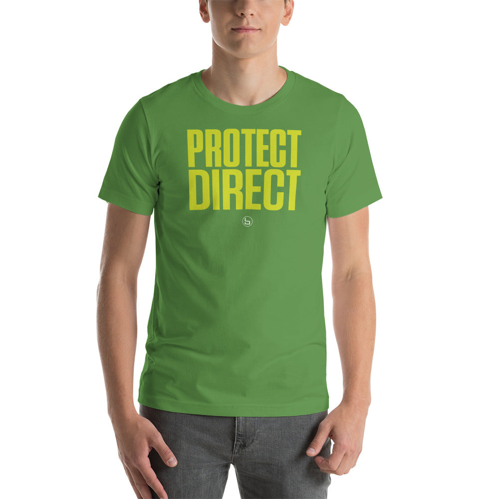Protect Direct Sold T-Shirt - Safety Yellow - Unisex