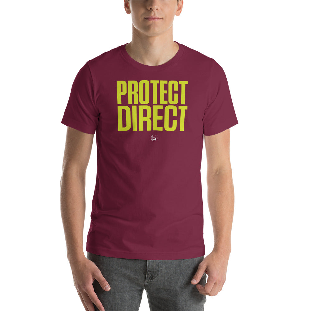 Protect Direct Sold T-Shirt - Safety Yellow - Unisex