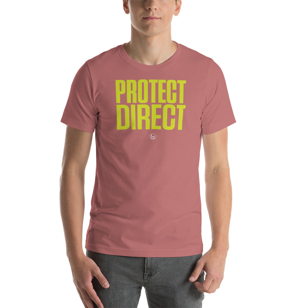 Protect Direct Sold T-Shirt - Safety Yellow - Unisex