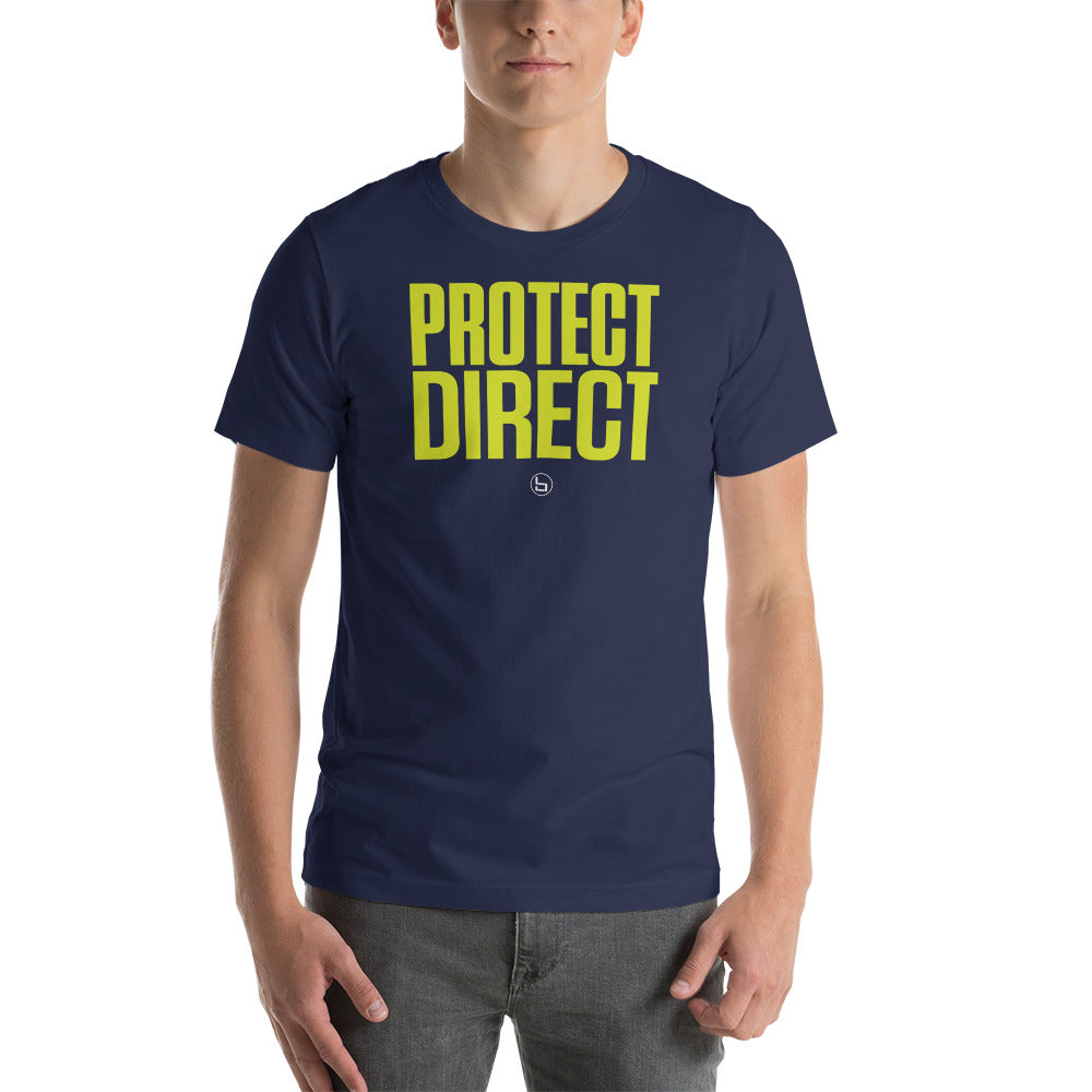 Protect Direct Sold T-Shirt - Safety Yellow - Unisex